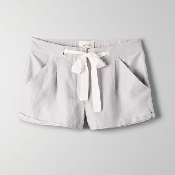 Aritzia Wilfred linen Allegra shorts - Picture 1 of 3